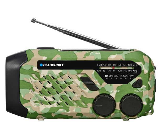 Blaupunkt ER10 ZieloneFM z latarką LED - 1507309 - zdjęcie